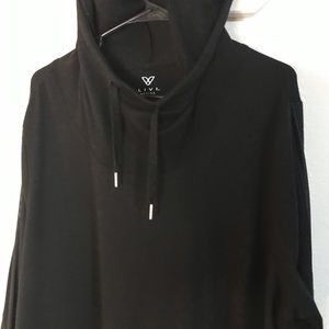 Livi hooded active wear long sleeve top 3X